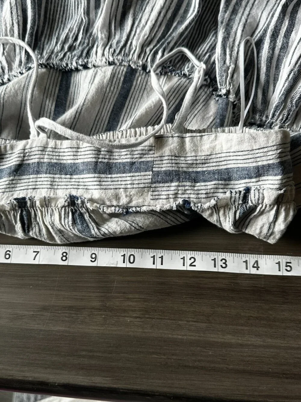 J. Crew Womens Chambray Cover-Up Dress in Blue and White Stripes Size Medium